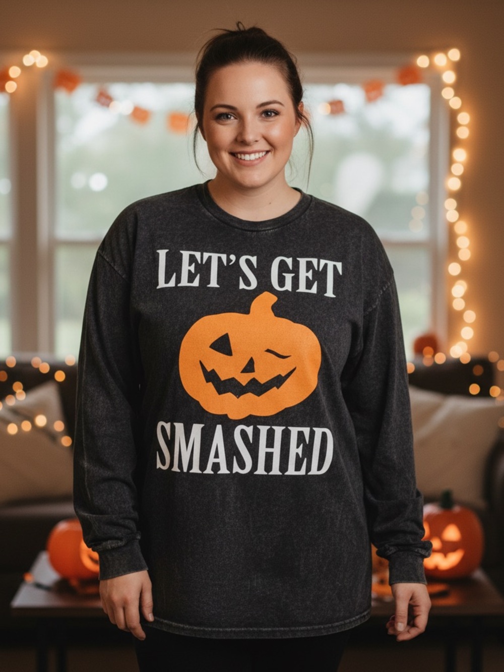 Spirit Halloween Black Graphic Tee